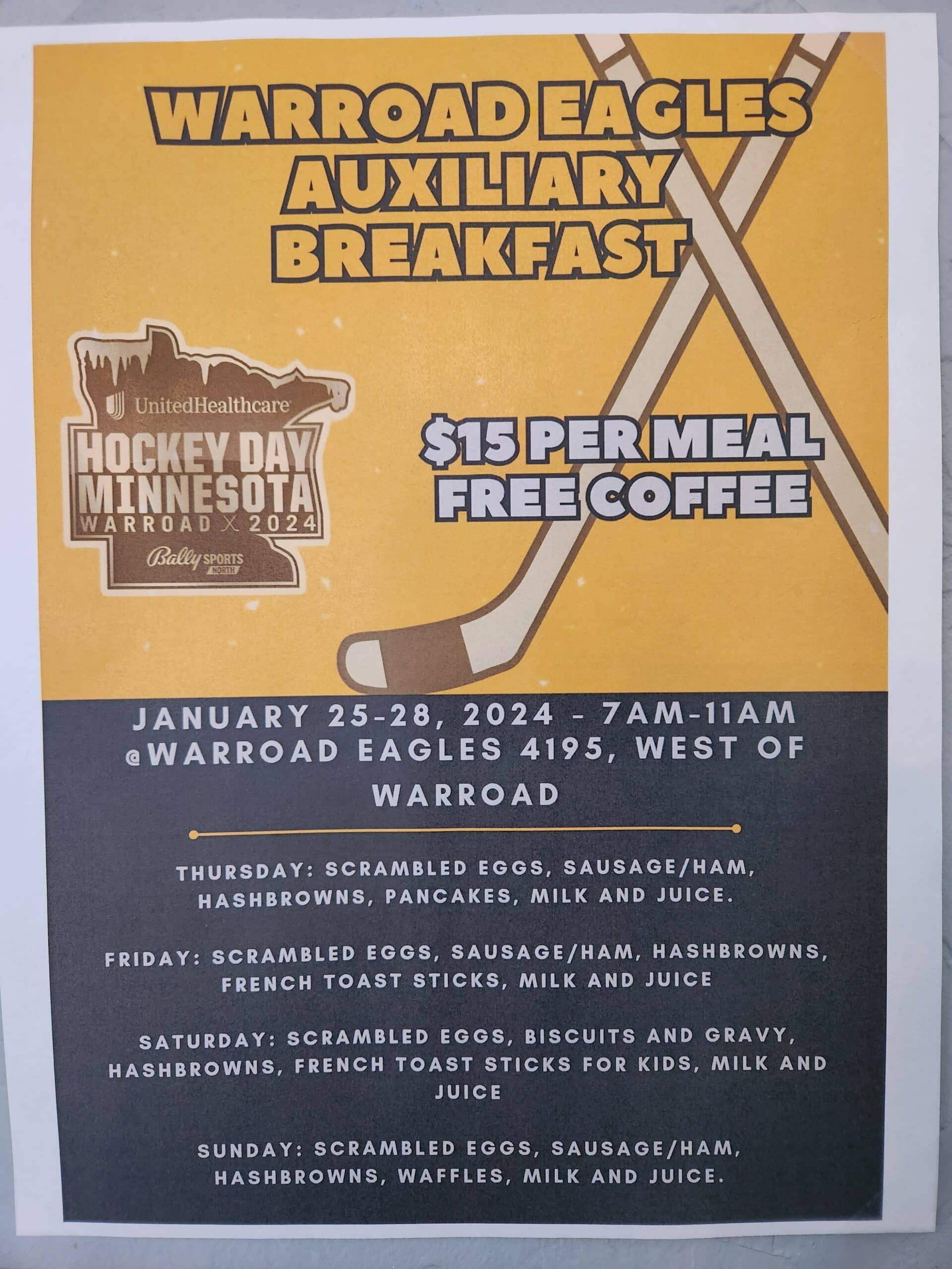 Eagles Breakfast